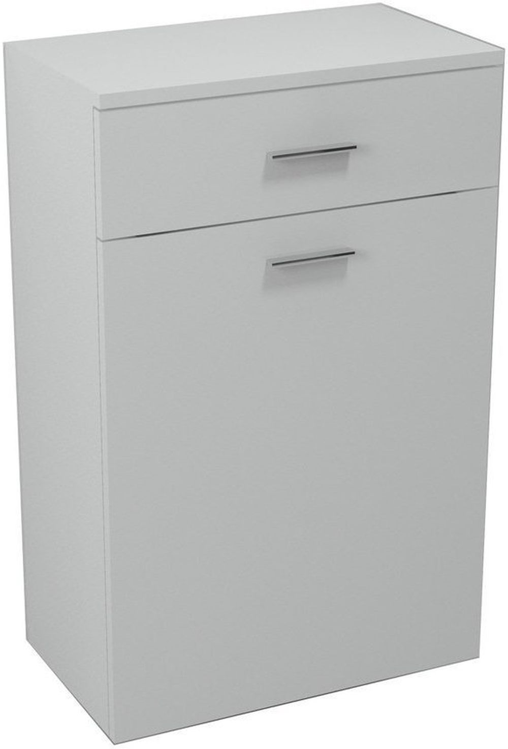 Aqualine Zoja szafka boczna 50 cm wisząca z koszem cargo biały 51310