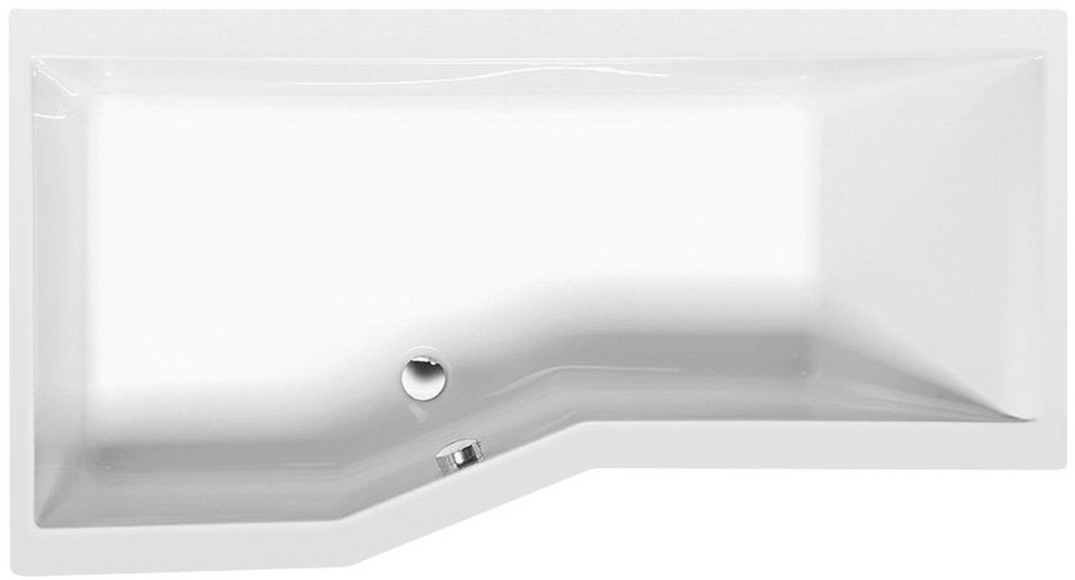 Polysan Versys wanna narożna 170x84 cm lewa biała 70111