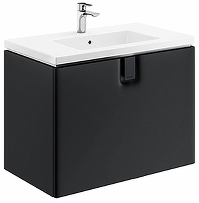 Koło Twins szafka wisząca 80 cm podumywalkowa czarny mat 89552000 - Wysyłka w 24h