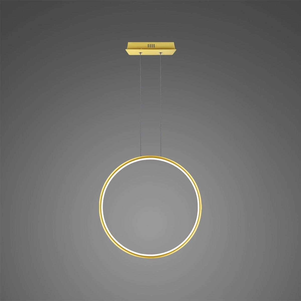 Altavola Design Ledowe Okręgi No.1 lampa wisząca ściemnialna 1x15 W złota LA073/X_40_in_3k_gold_dimm