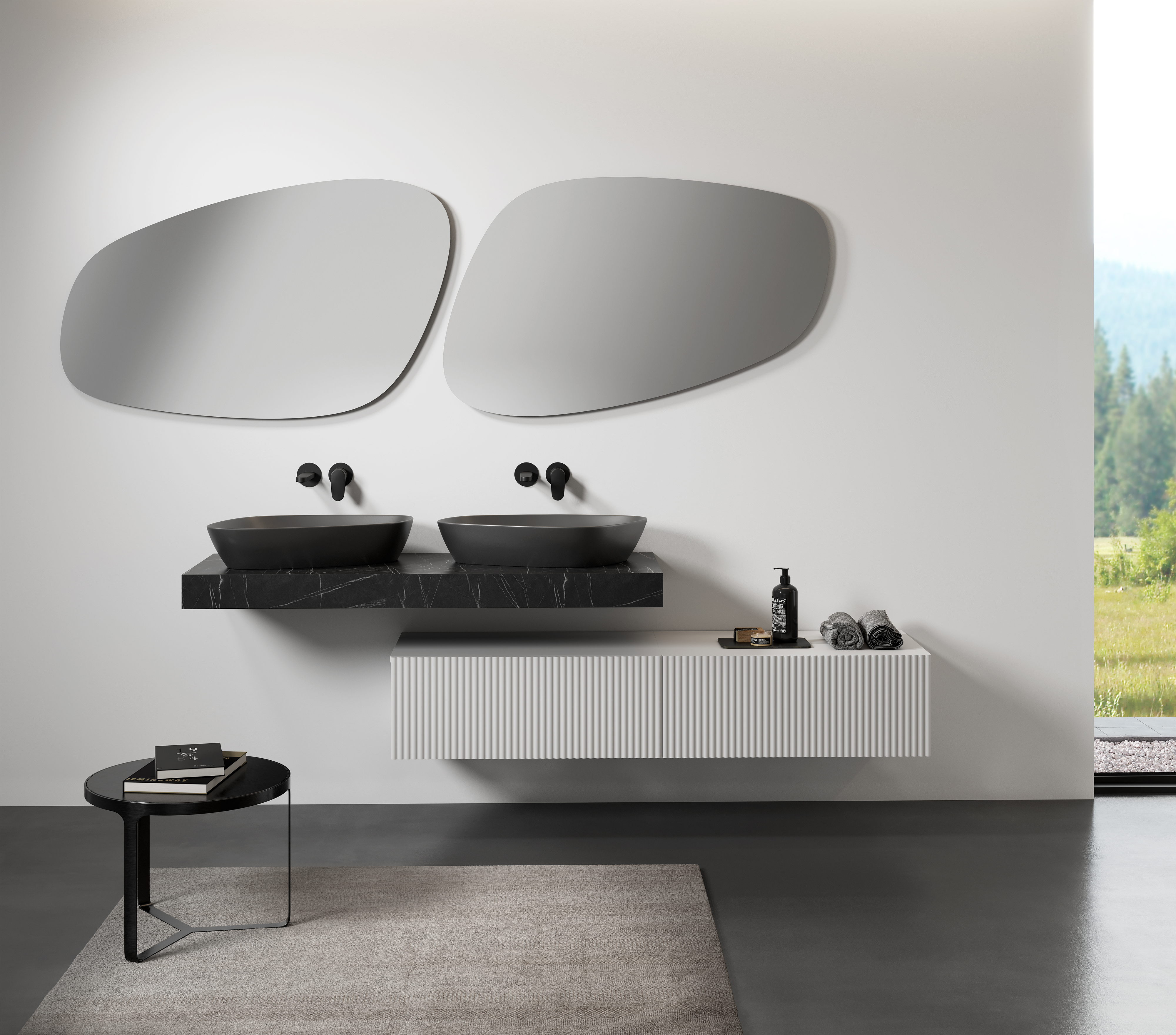 Meissen Keramik Kontra lustro 120x79,7 cm S1004-025