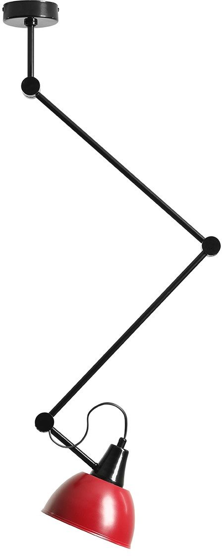 Aldex Aida lampa podsufitowa 1x15 W czerwona 1141PL_G3_15