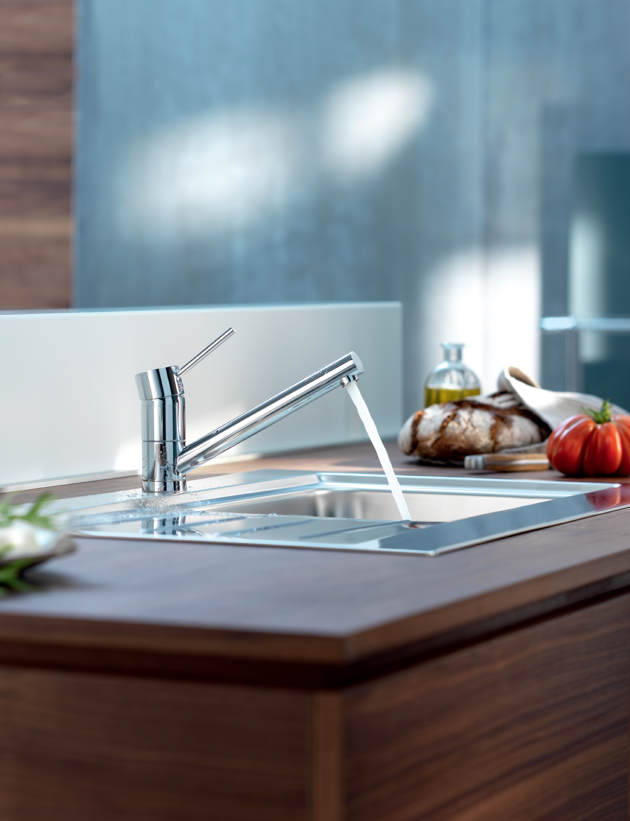 Kludi Scope bateria kuchenna stojąca z wyciąganą wylewką chrom 339310575