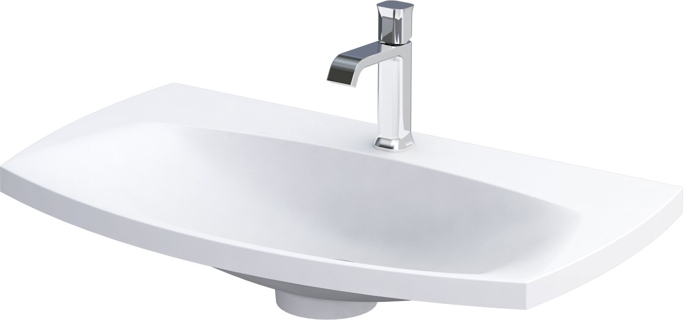 Oristo Louis umywalka 82x48 cm prostokątna meblowa biała UME-LU-82-93