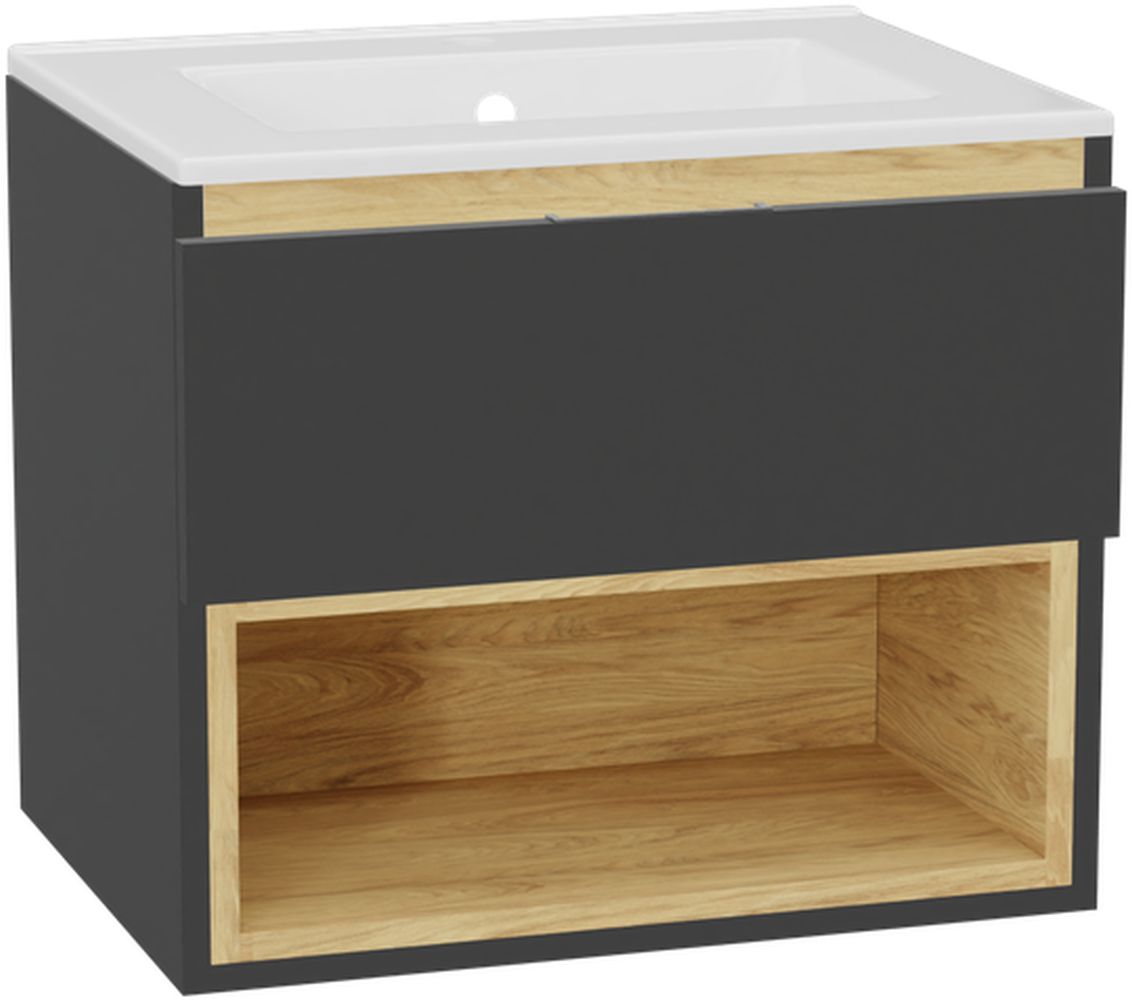 Excellent Tuto 2.0 front szafki 60x2x21.9 cm podumywalkowa wisząca szary MLEX.2151.600.01.GR