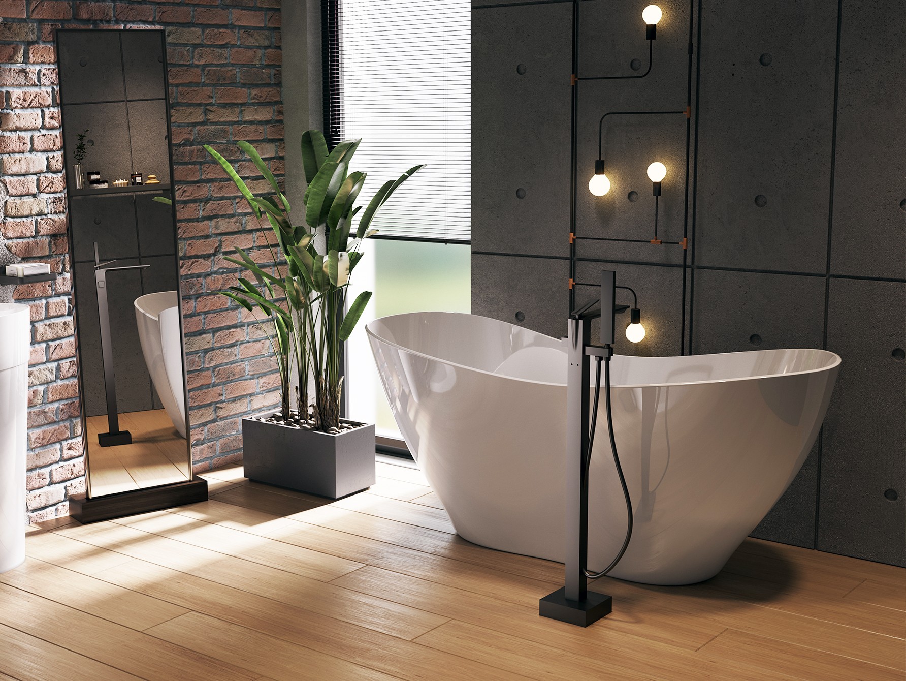 Besco Viya wanna wolnostojąca 158x70,5 cm owalna biała #WMD-160-VKB