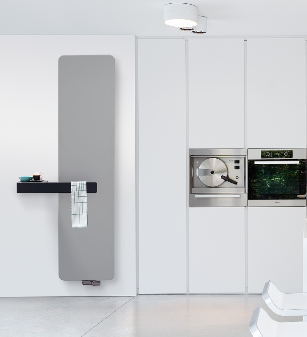 Kermi Multi+ wieszak na ręcznik lewy czarny ZC01300005