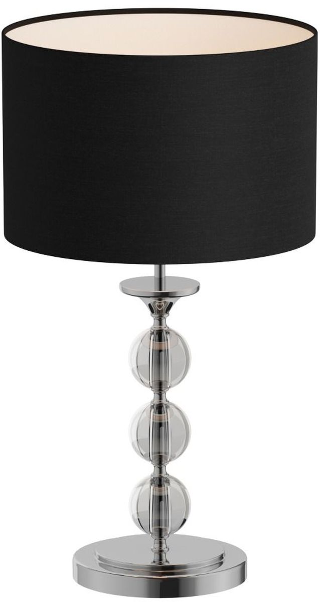 Zuma Line Rea lampa stołowa 1x60 W czarna-chrom RLT93163-1B