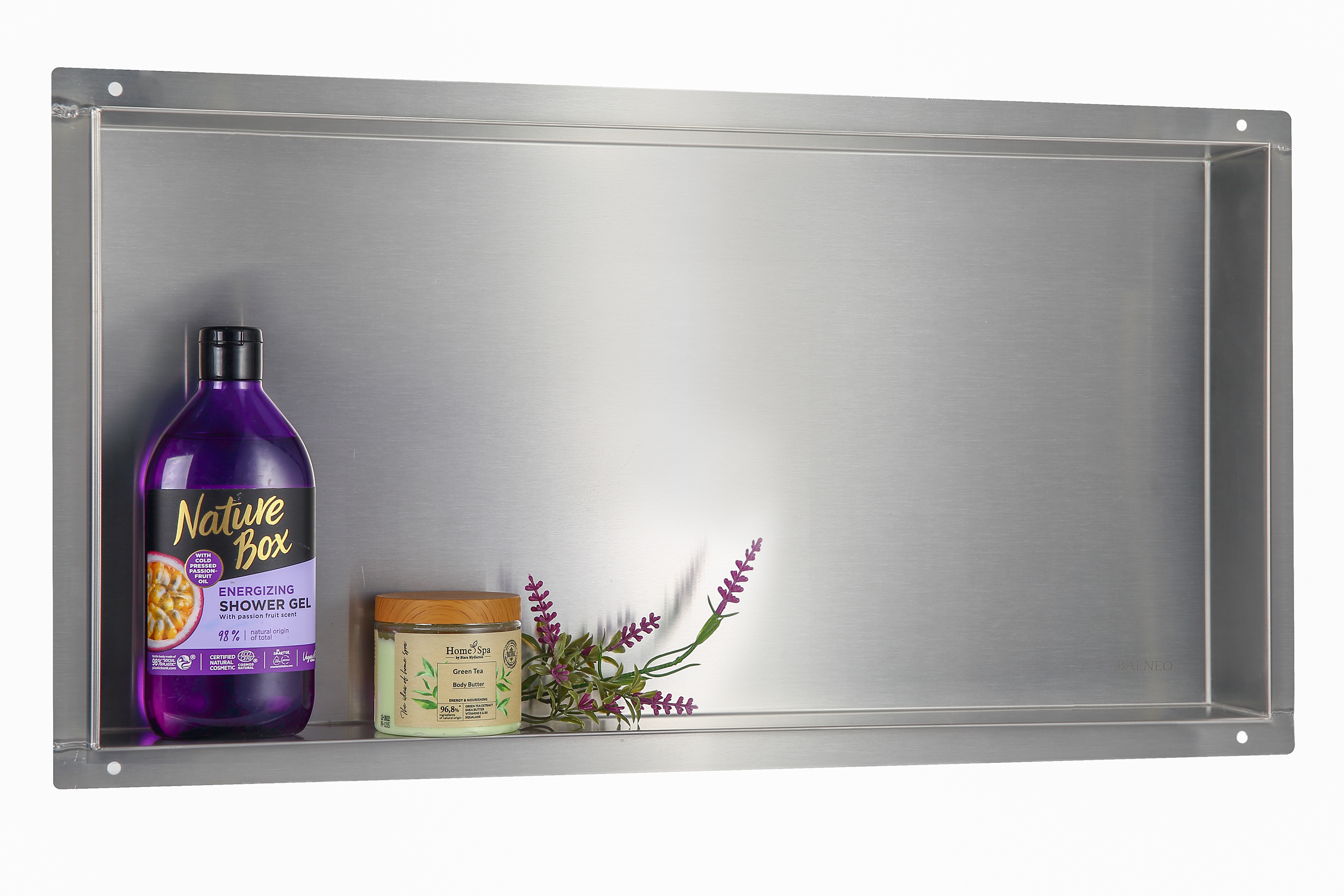 Balneo Wall-Box No Rim Inox półka wnękowa 30x90x7 cm inox OB-IN5-NR