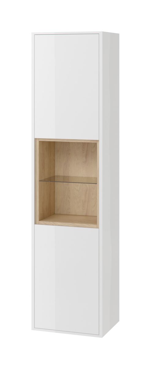 Excellent Tuto szafka boczna 160 cm wysoka biały/dąb MLEX.0201.400.WHBL - Wysyłka w 24h