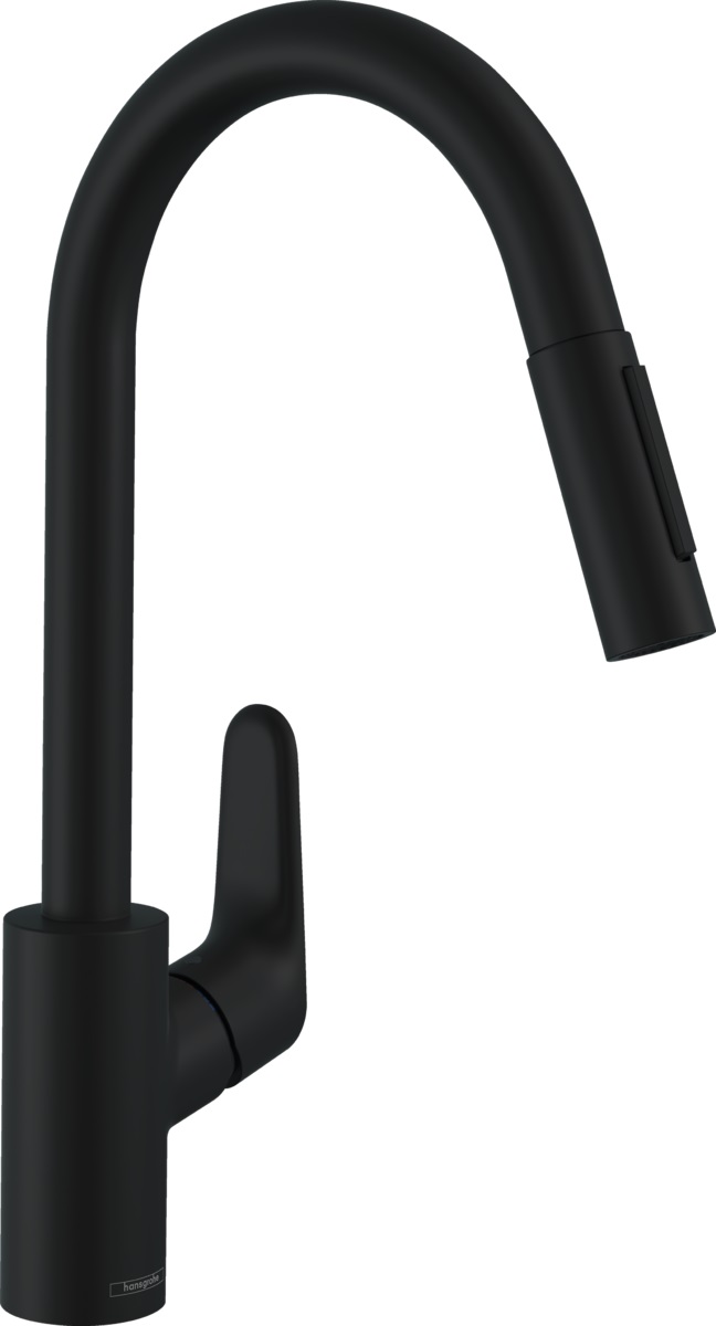 Hansgrohe Focus M41 bateria kuchenna stojąca czarny mat 31815670 - Wysyłka w 24h