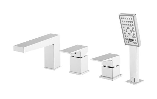 Omnires Fresh bateria nawannowo-prysznicowa 4-otworowa chrom FR7132CR - Wysyłka w 24h