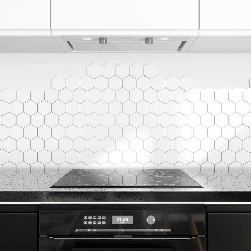 Globalo Design Floweri okap kuchenny 60 cm podszafkowy biały FLOWERI_60_2_WHITE - Wysyłka w 24h