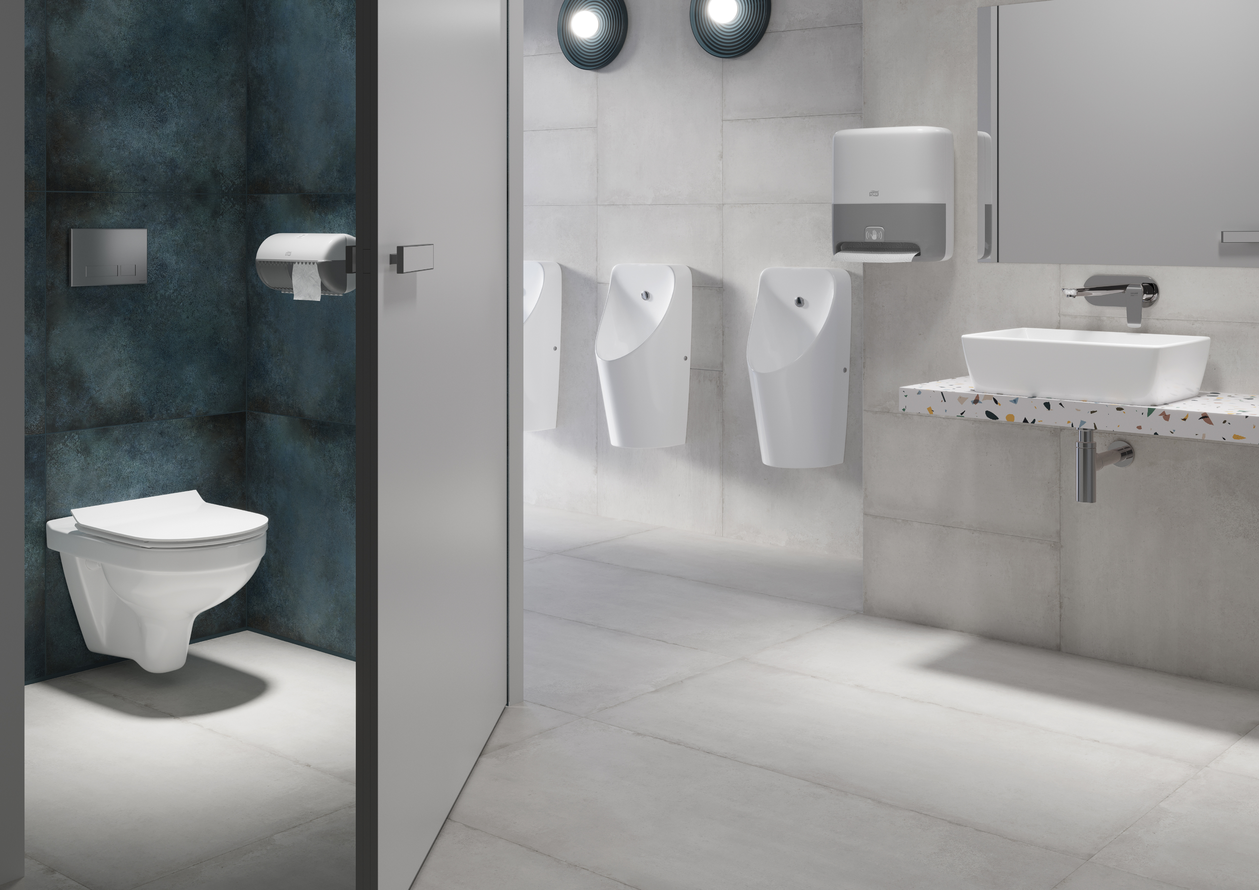 Zestaw Mito Zip miska WC wisząca SimpleOn z deską wolnoopadającą i stelaż podtynkowy Tech Line Base z przyciskiem spłukującym Base ... - Wysyłka w 24h