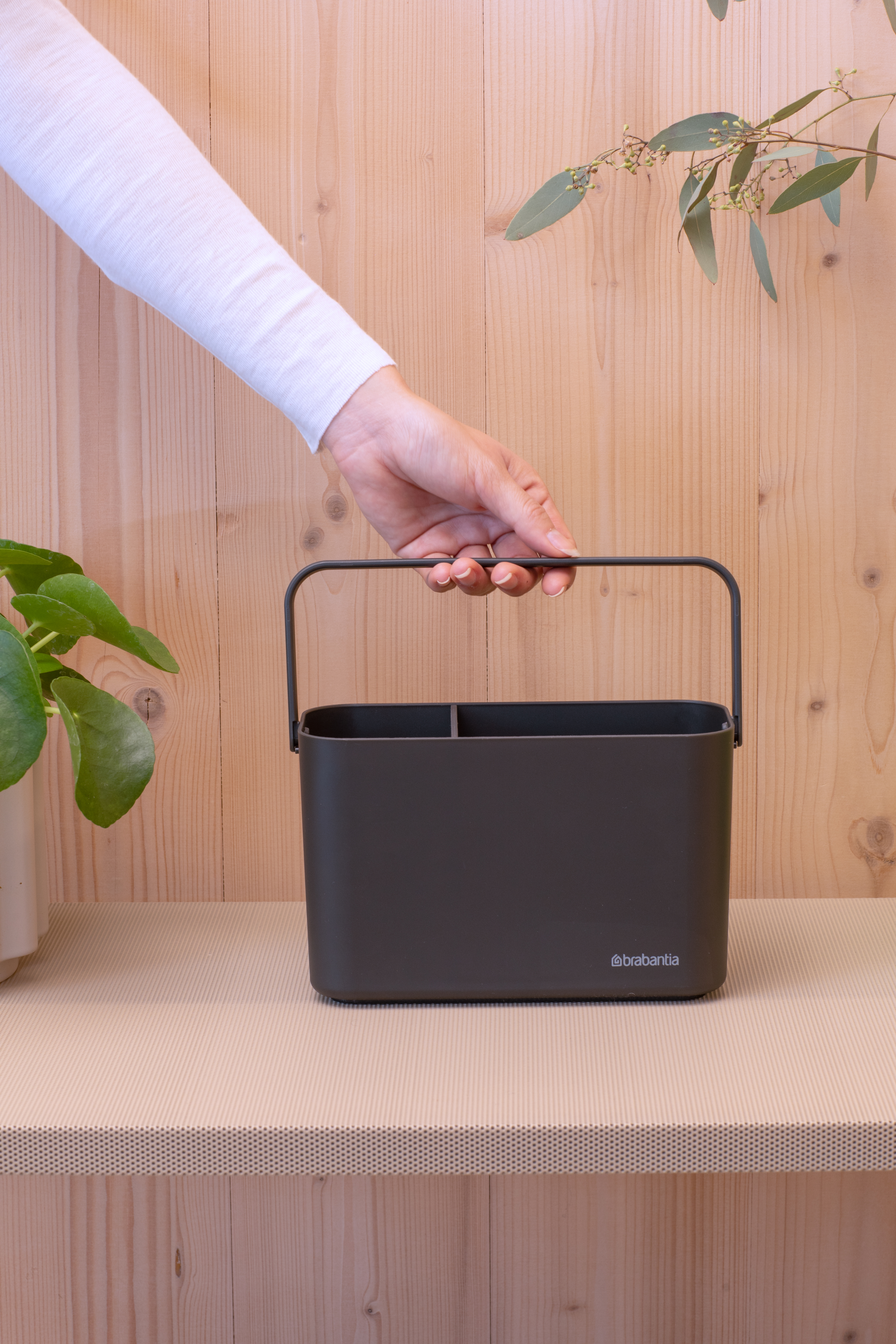 Brabantia Sink Side organizer akcesoriów ciemny szary 233302 - Wysyłka w 24h