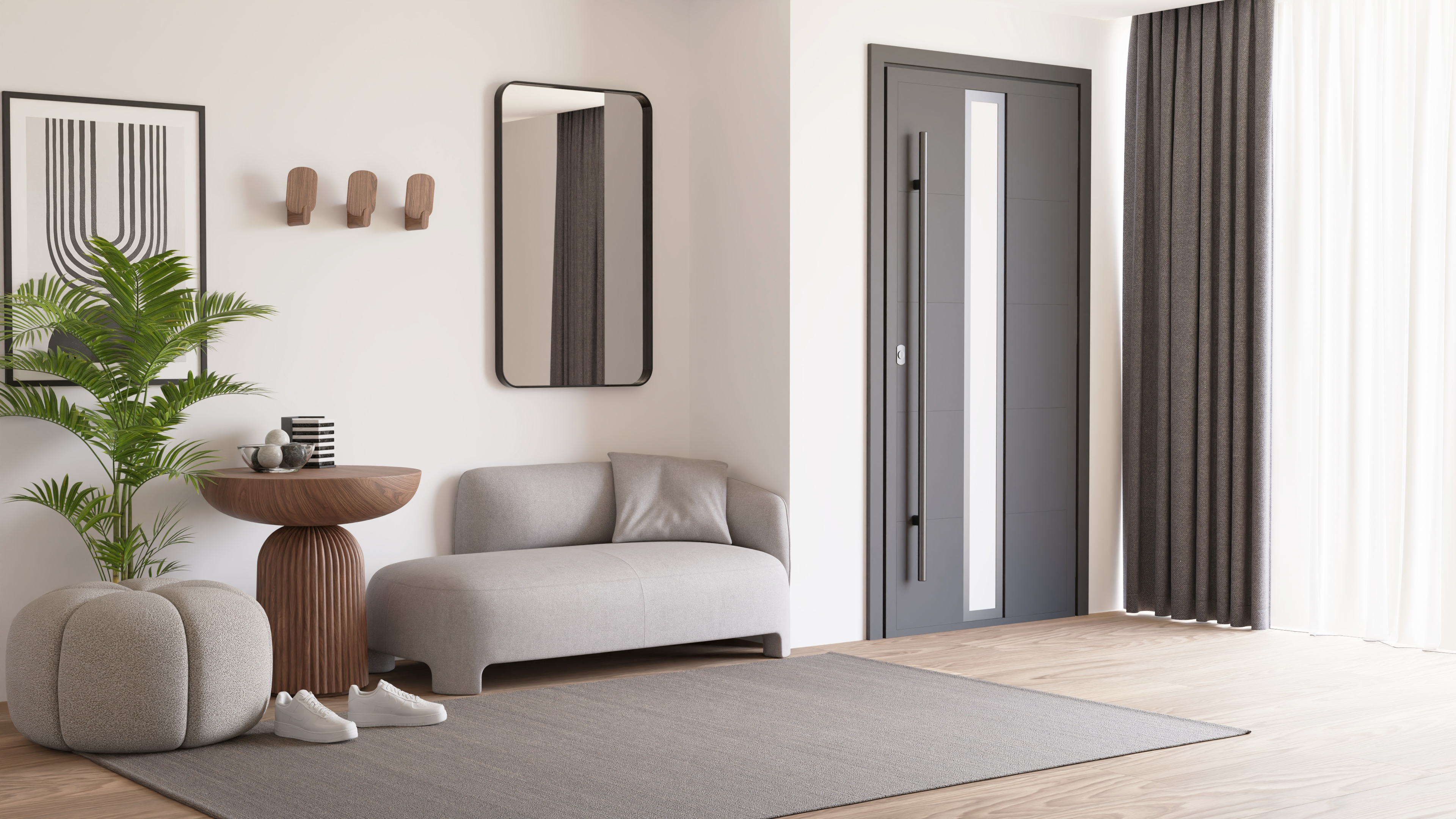 Dubiel Vitrum Rio Black lustro łazienkowe 60x100 cm prostokątne czarna rama - Wysyłka w 24h