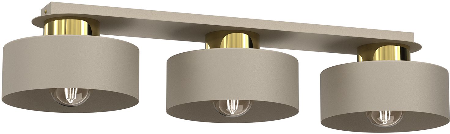 Luminex Marti lampa podsufitowa 3x15 W beżowa 9929