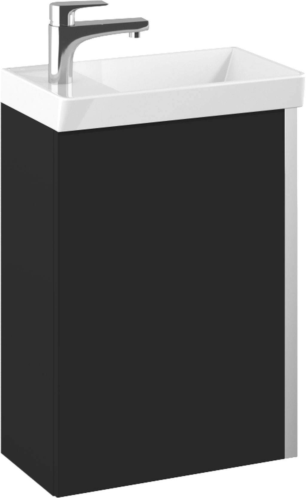 Elita Spring umywalka z szafką 45 cm czarno-białą RE020450137160 - Wysyłka w 24h