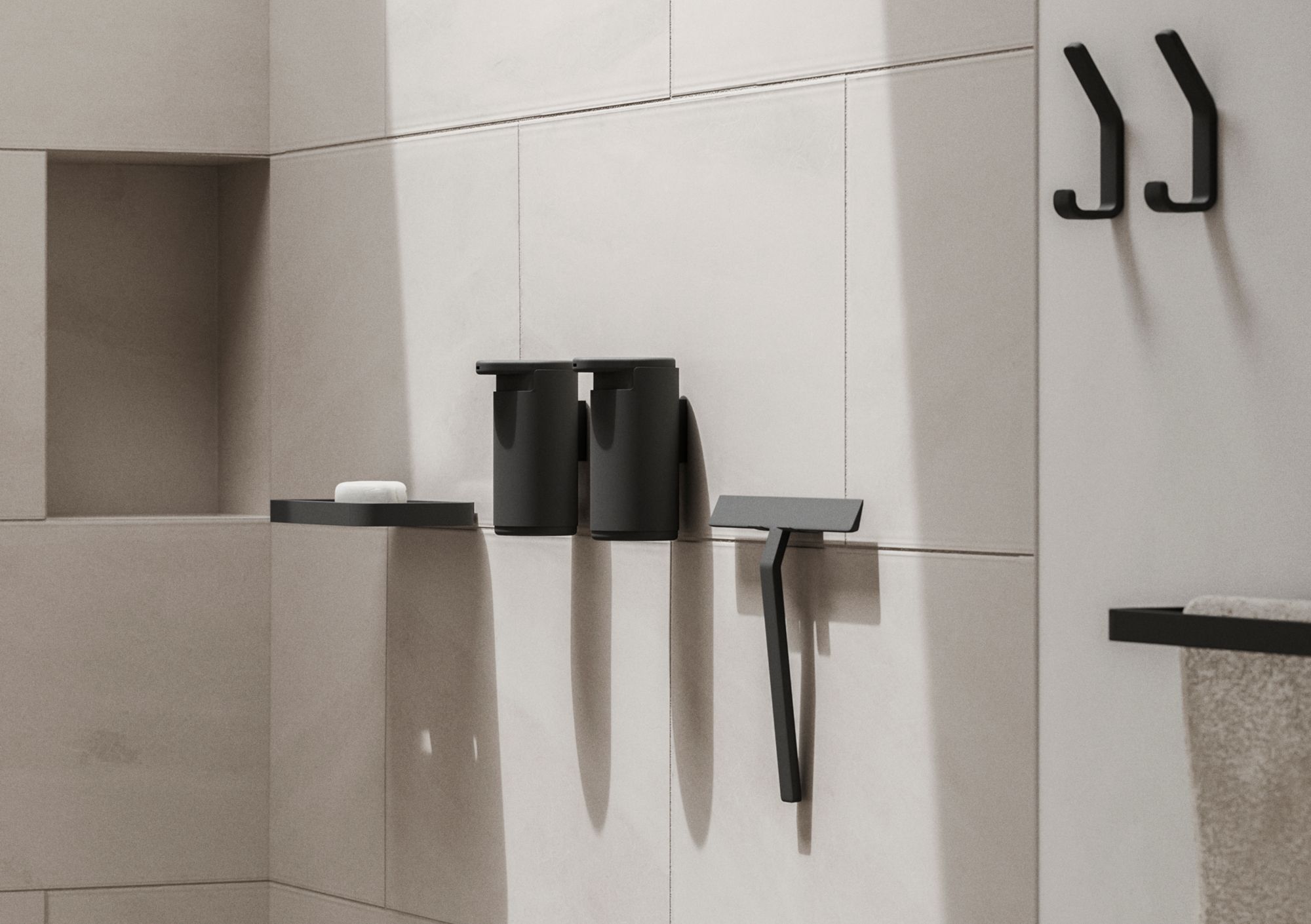 Zone Denmark Rim dozownik do mydła 200 ml czarny 14645 - Wysyłka w 24h