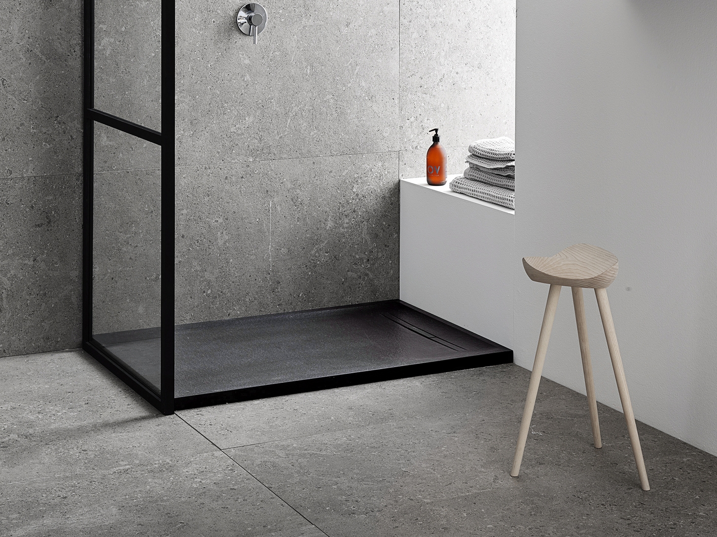 Geberit Sestra brodzik prostokątny 120x90 cm grafitowy 550.275.00.2