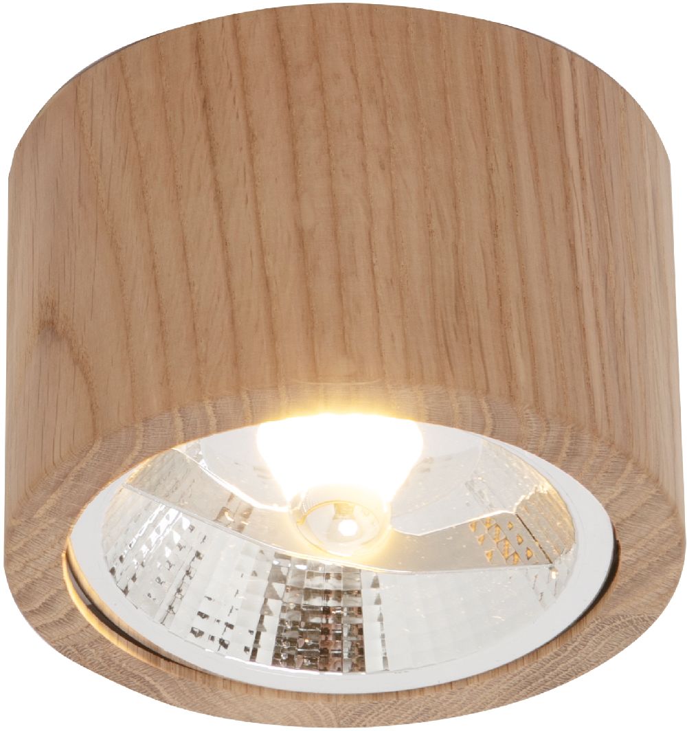 Zuma Line Oak lampa podsufitowa 1x15 W drewno 3010103