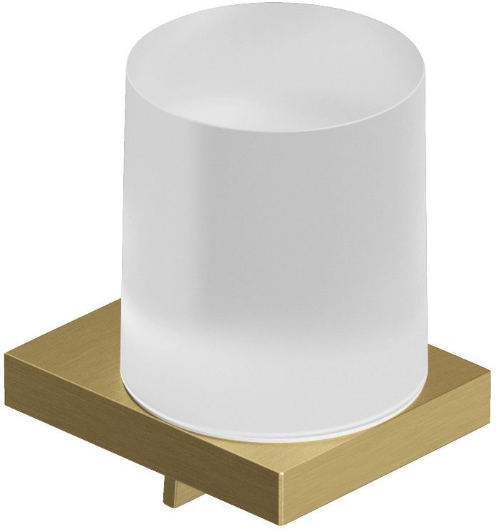 Kludi Vela C dozownik do mydła biały mat-złoty szczotkowany 31976N0