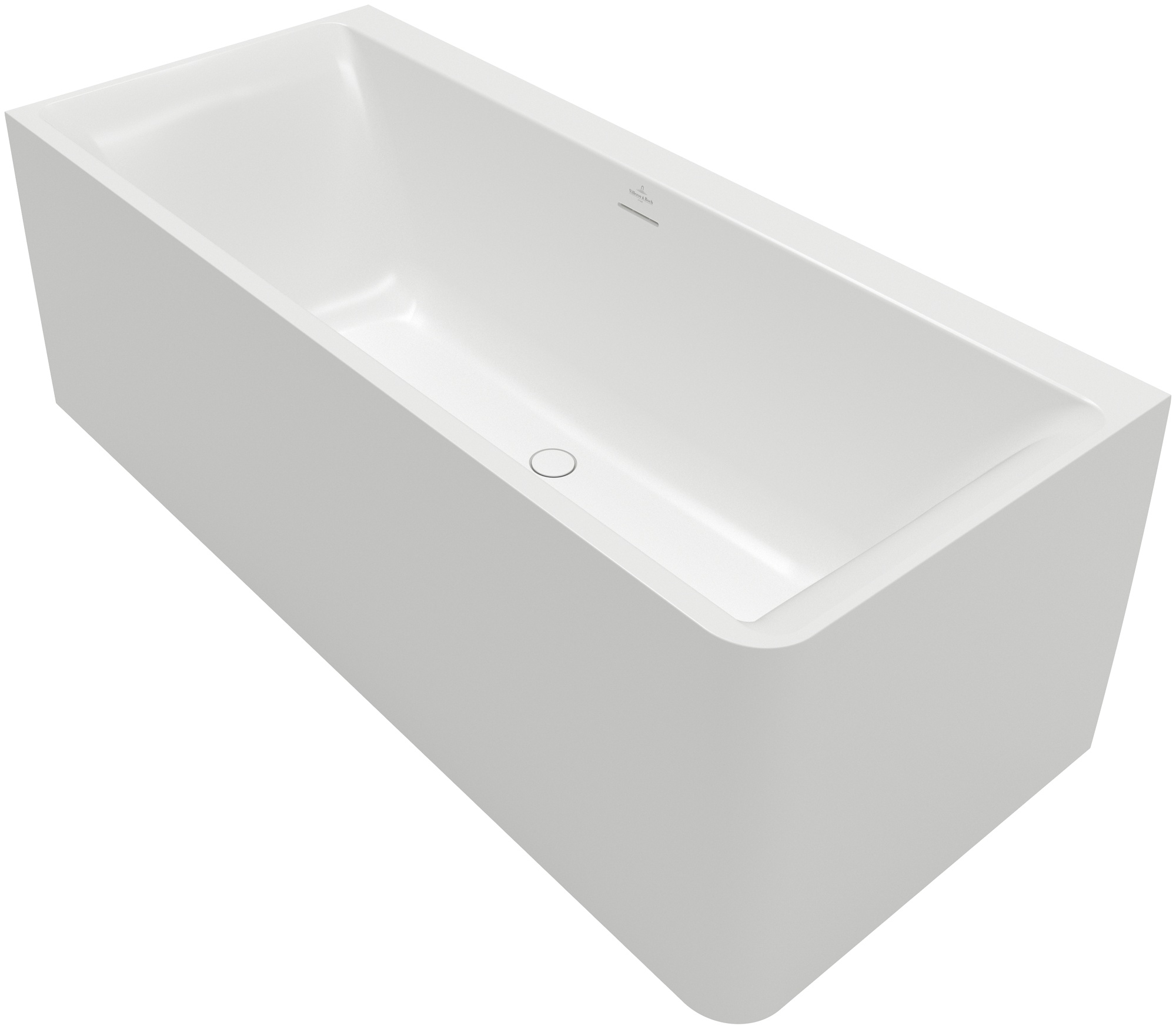 Villeroy & Boch Subway 3.0 wanna przyścienna 180x80 cm prostokątna lewa SilentFlow Stone White UBQ180SBW9CL00TVRW
