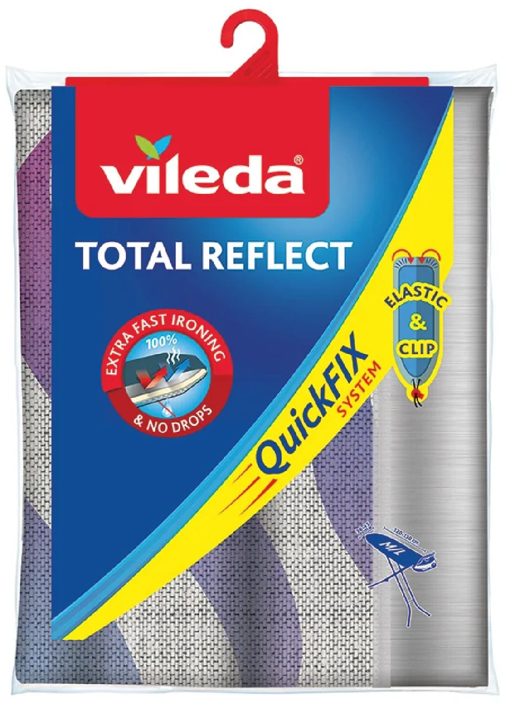 Vileda Total Reflect pokrowiec na deskę do prasowania szary 163263 - Wysyłka w 24h
