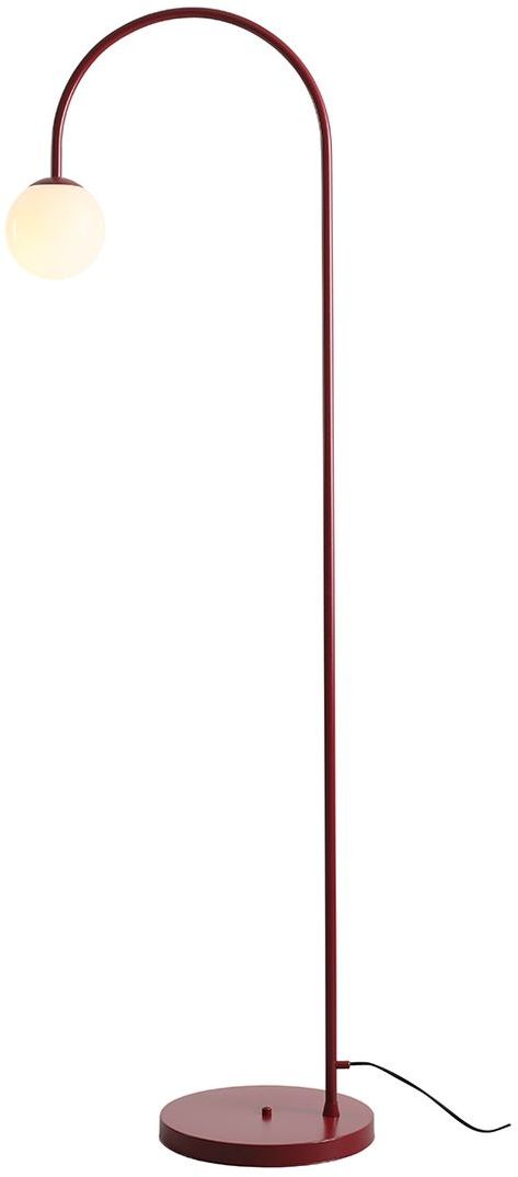 Aldex Una lampa stojąca 1x10 W czerwona 1116A15