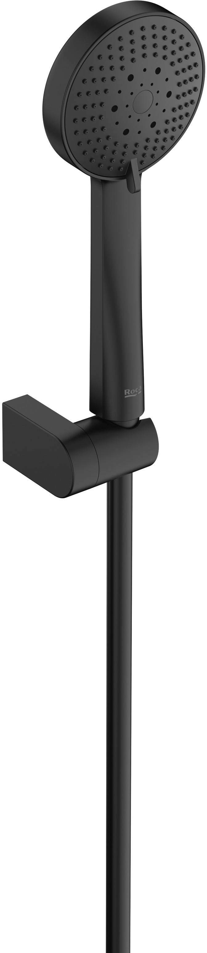 Roca Stella zestaw prysznicowy ścienny czarny A5B8313NB0