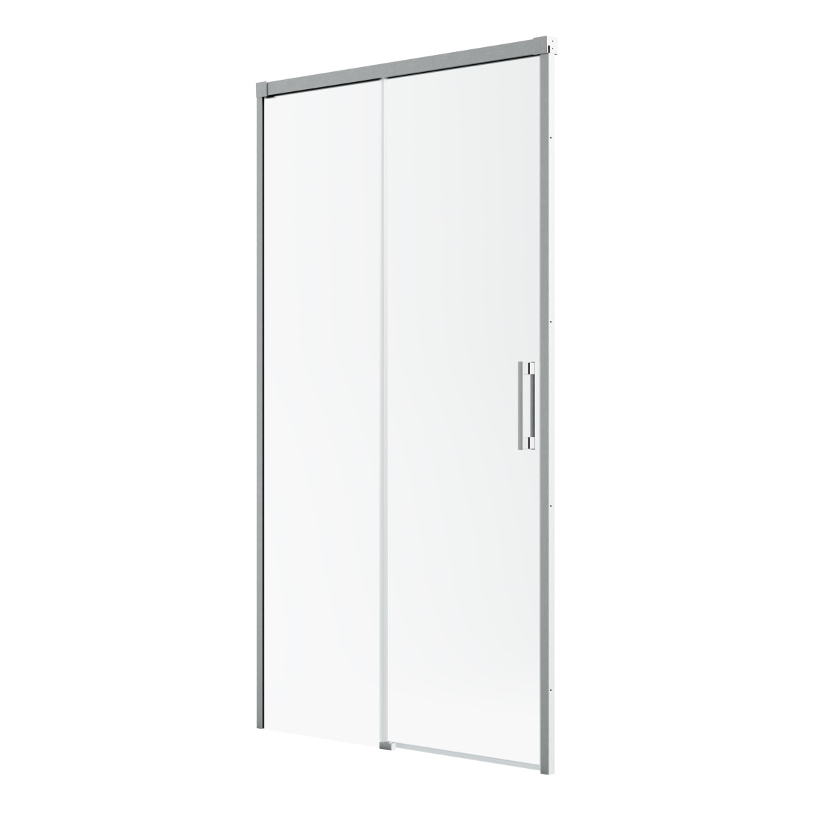 Radaway Idea Brushed Nickel DWJ drzwi prysznicowe 130 cm wnękowe lewe nikiel szczotkowany/szkło przezroczyste 387017-91-01L