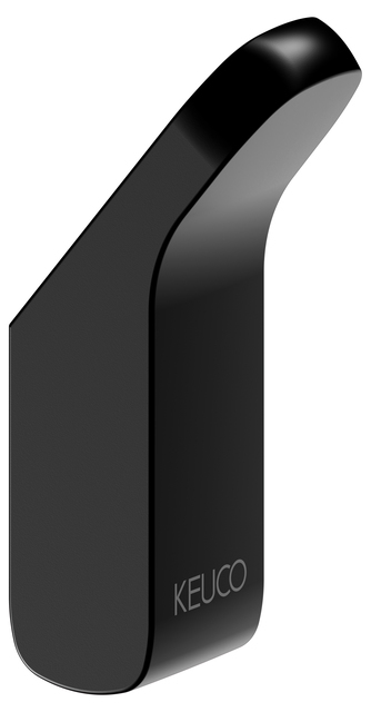 Keuco Aveno wieszak na ręcznik pojedynczy haczyk czarny mat 14614370000