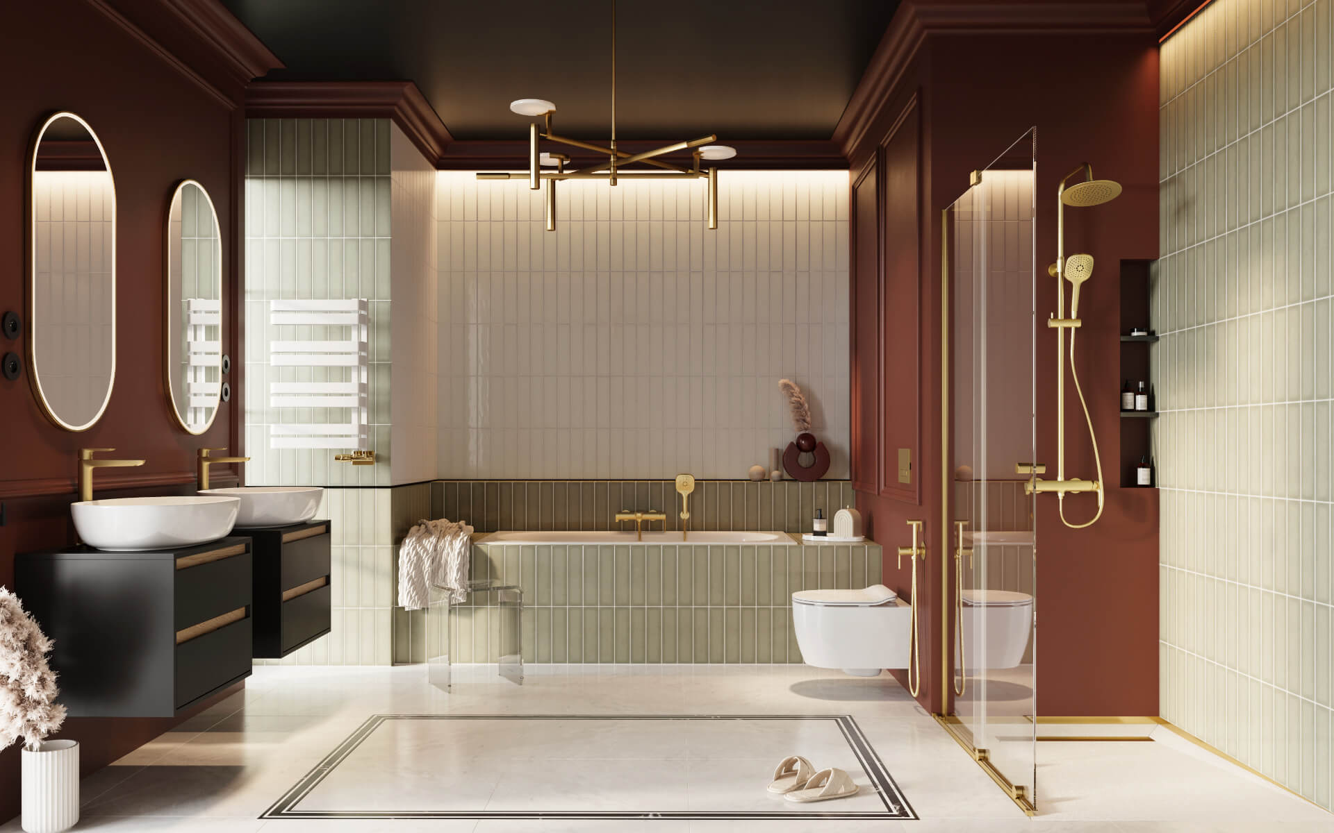 Excellent Ortigo drzwi prysznicowe 140 cm rozsuwane chrom /szkło przezroczyste KAEX.5007.01.1400.LP2/2