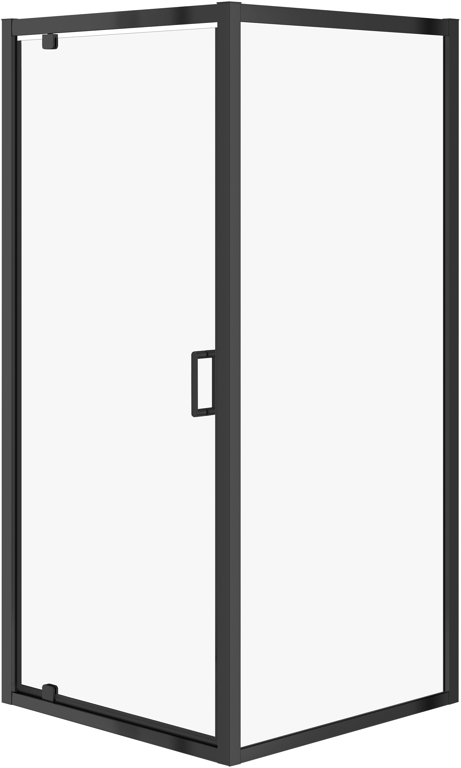 Cersanit Arteco kabina prysznicowa 90x90 cm kwadratowa czarny mat/szkło przezroczyste S913-016