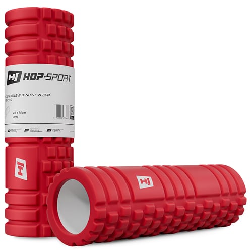 Wałek roller do masażu EVA 45cm czerwony