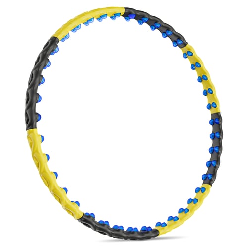 Hula hop magnetyczne wypustki odchudzające składane kulki masażer 110cm