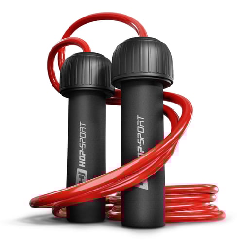 Skakanka z obciążeniem czerwona