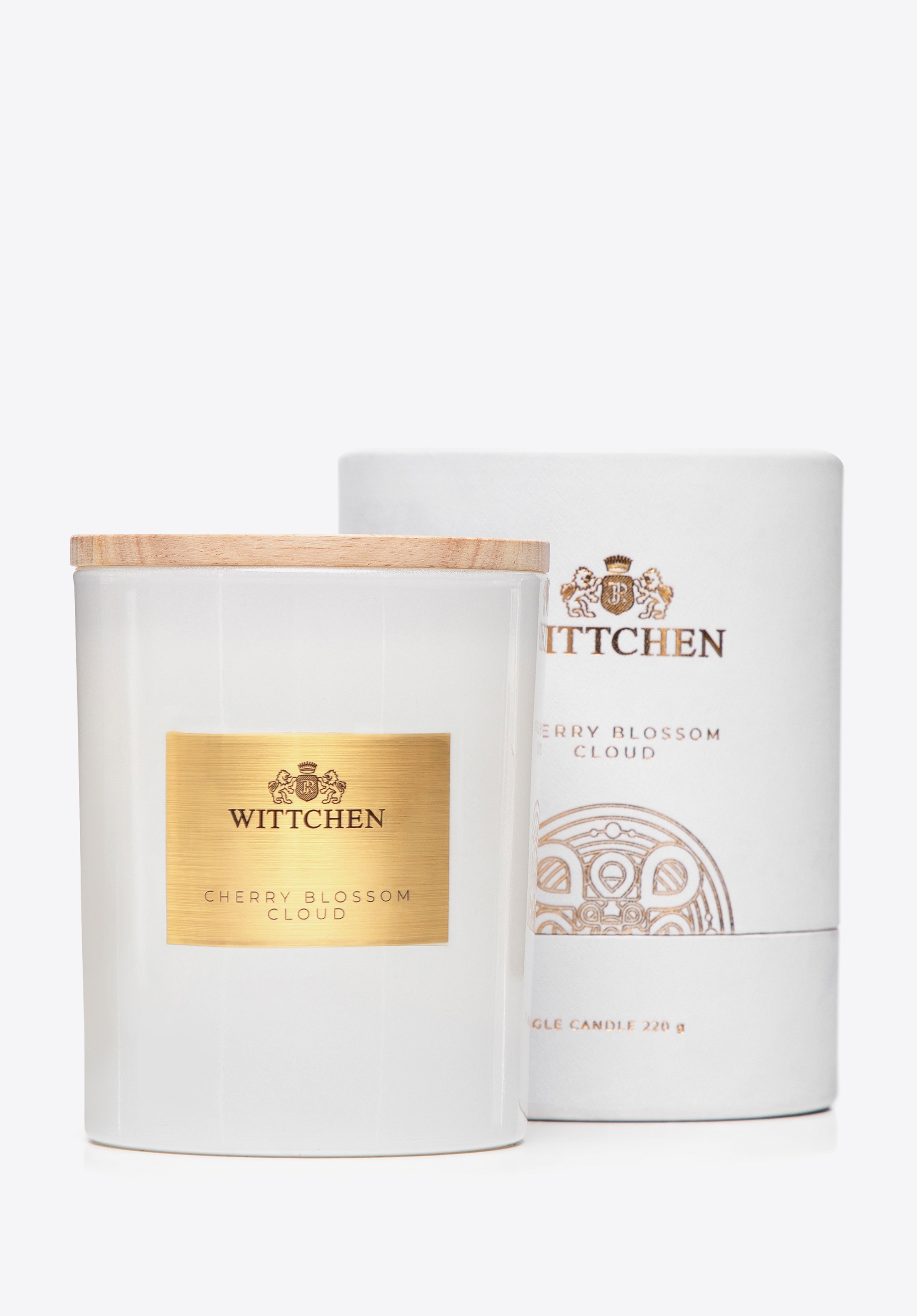 Świeca sojowa z bawełnianym knotem mała Cherry Blossom Cloud