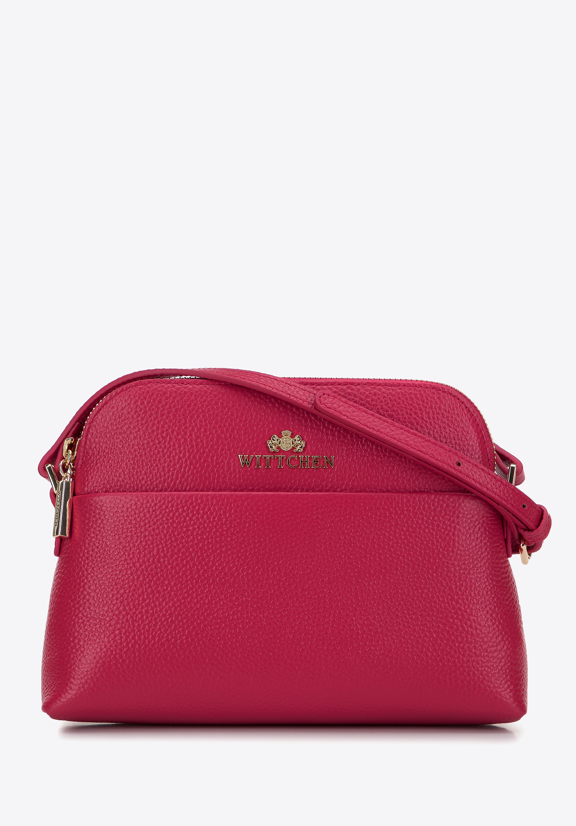 Dodatkowe rabaty - Minitorebka skórzana trapezowa różowa