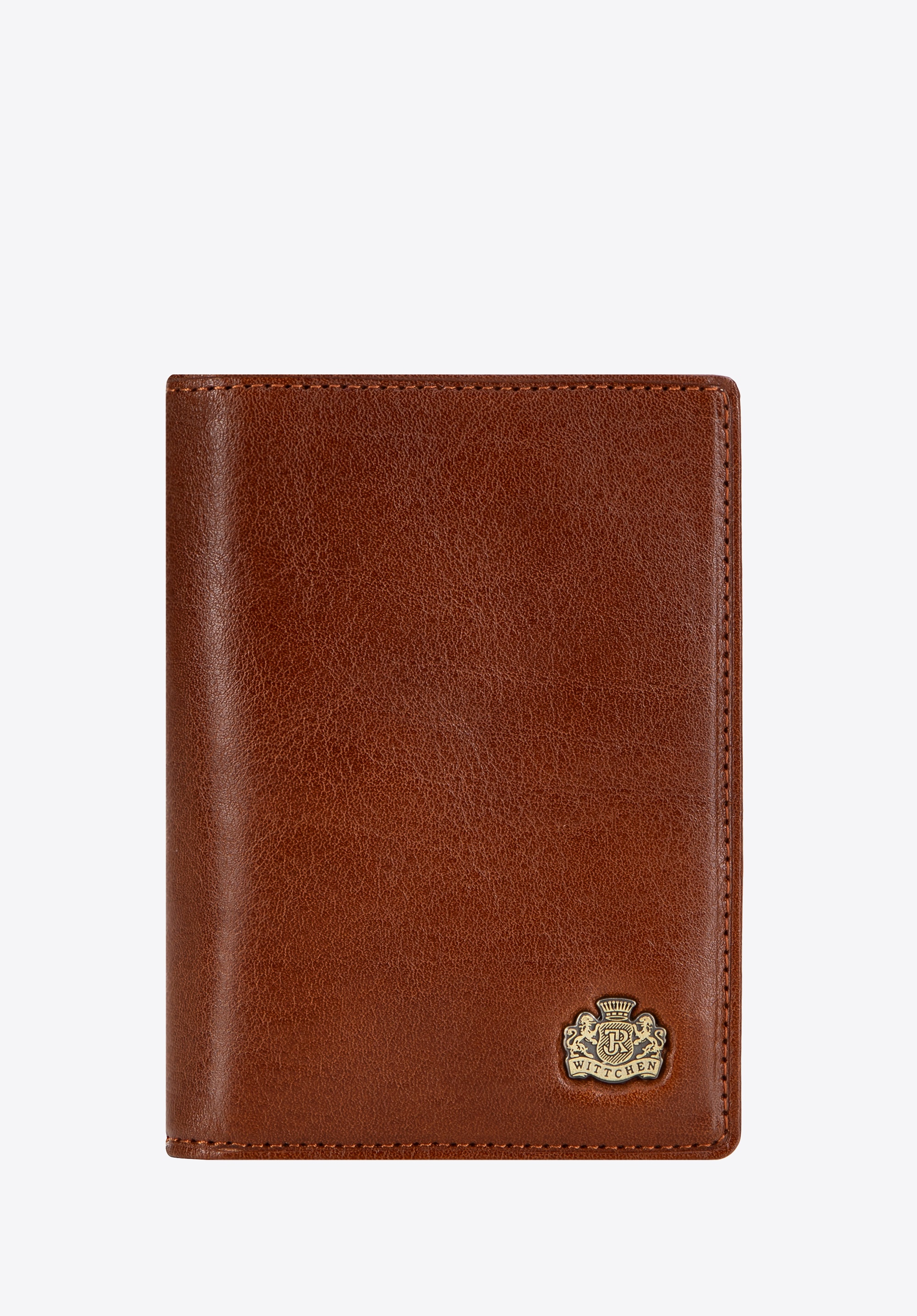 Dodatkowe rabaty - Etui na dokumenty skórzane z herbem jasny brąz