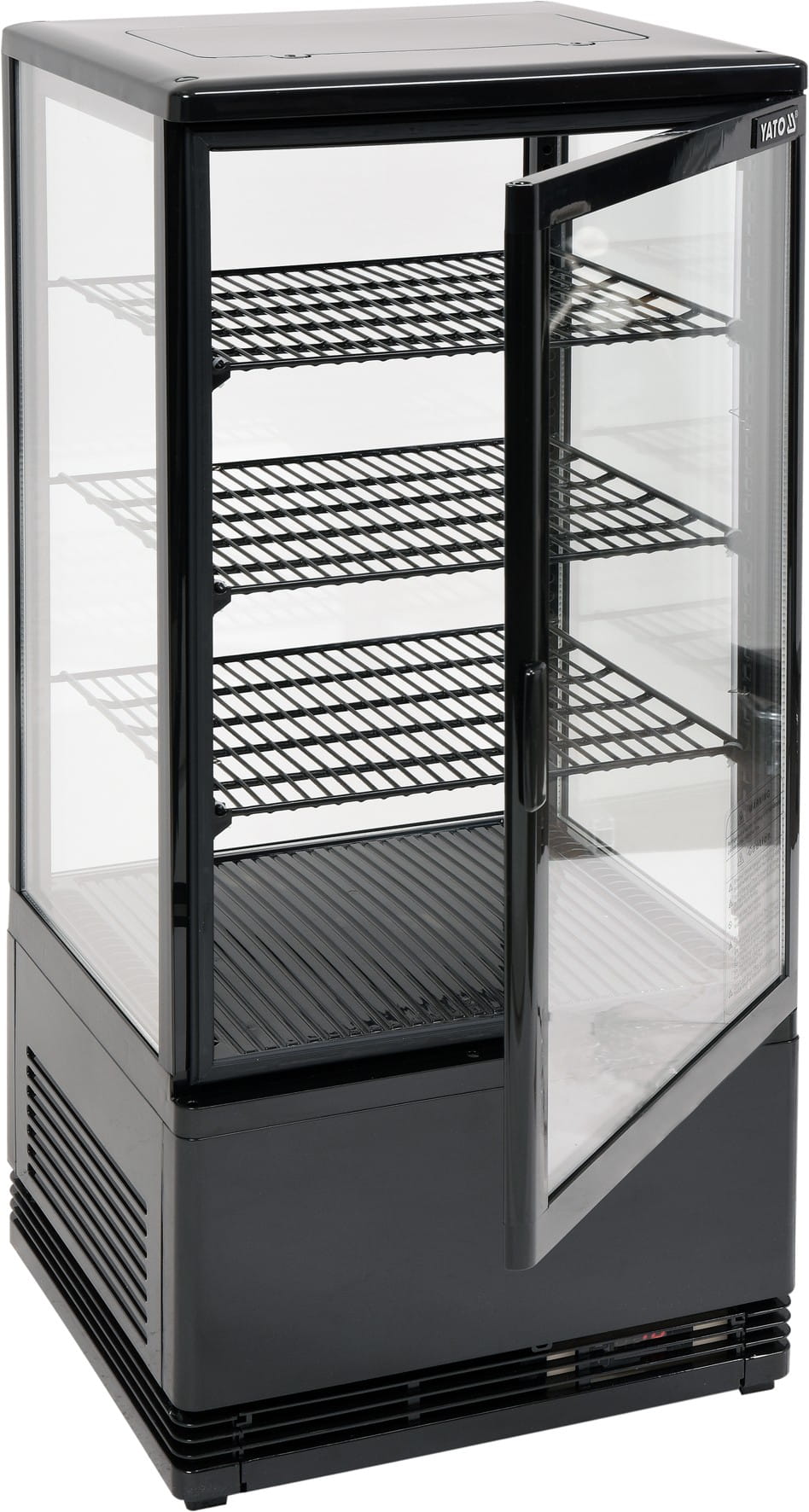 Witryna chłodnicza 78L, czarna YATO