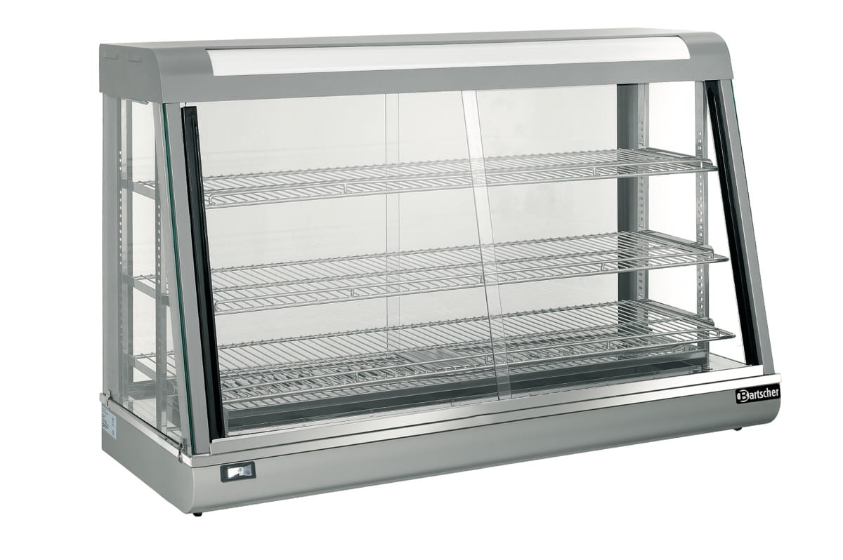 Witryna grzewcza z nawilżaniem 373L, 3 półki, Bartscher