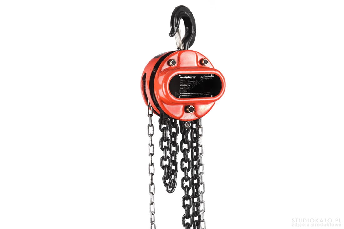 Wciągarka łańcuchowa ręczna 3 tony, 3 metry