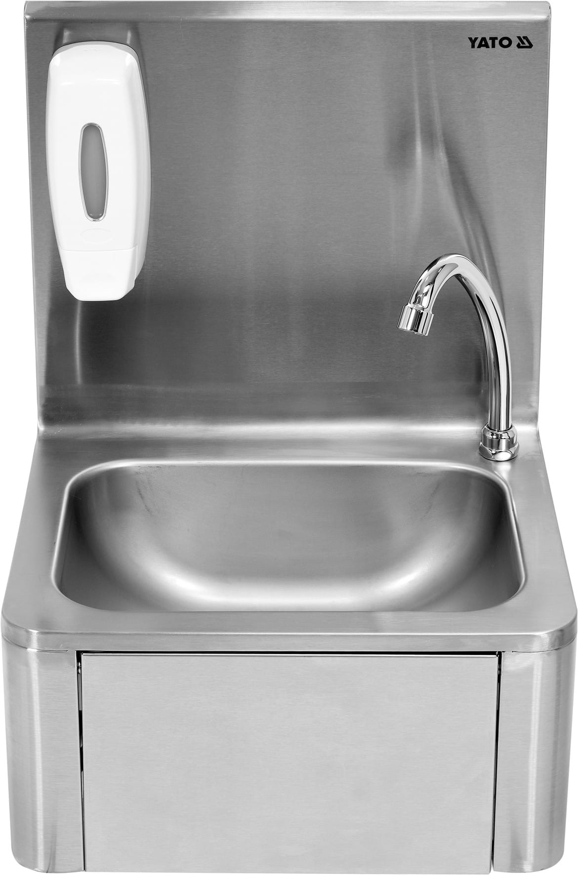 Bezdotykowa umywalka (na kolano) z dozownikiem mydła