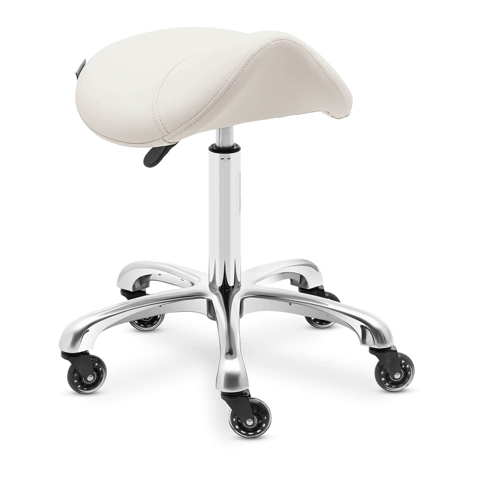 Taboret ergonomiczny, krzesło siodłowe - beżowy | 10040601