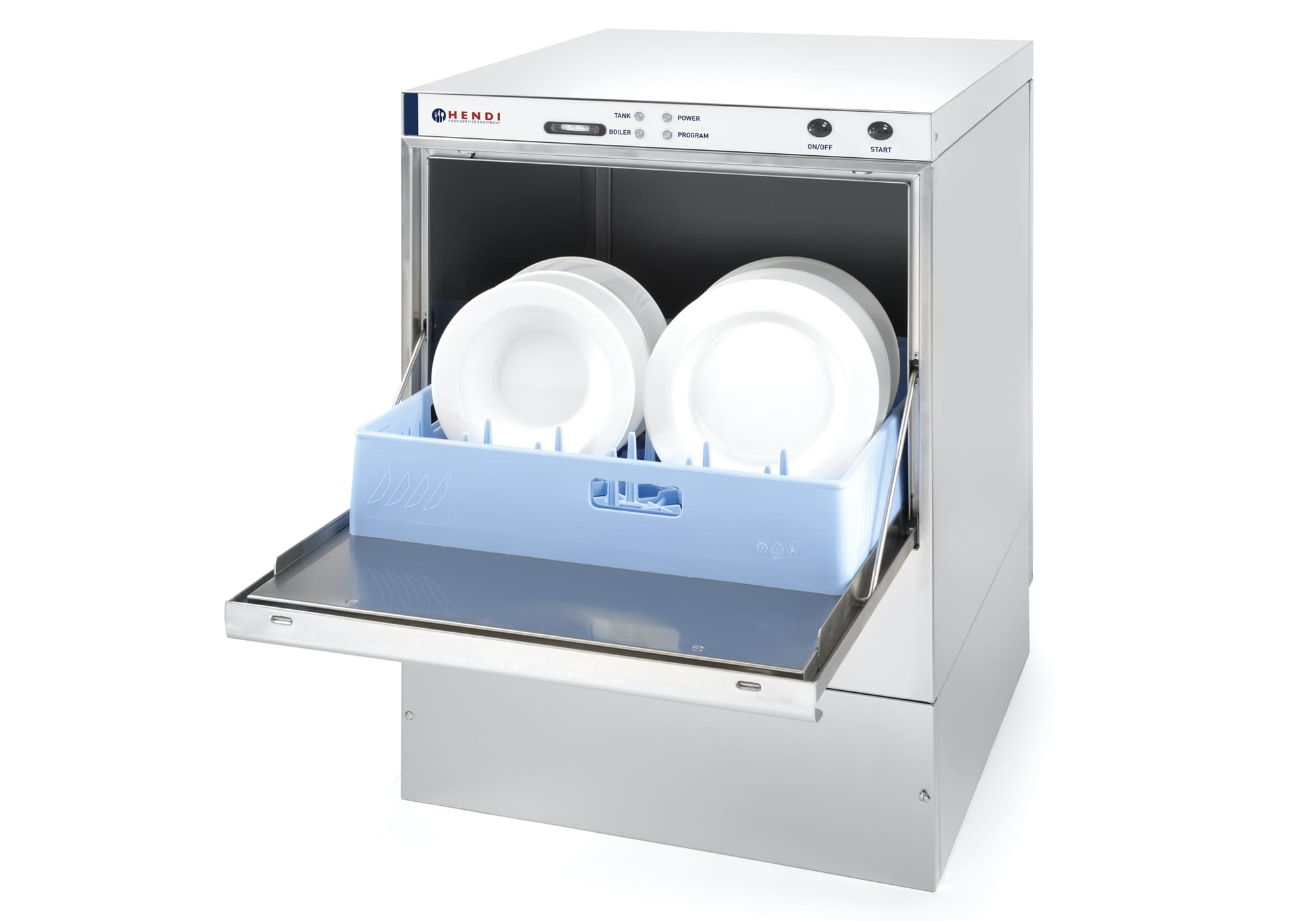Zmywarka do naczyń 50x50cm z dozownikiem detergentu 230V Hendi