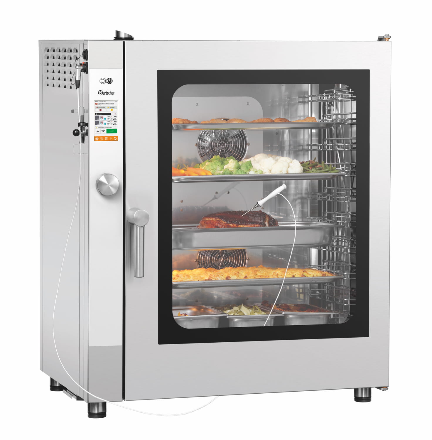 Piec konwekcyjno-parowy zsystemem myjącym 10 x GN 1/1