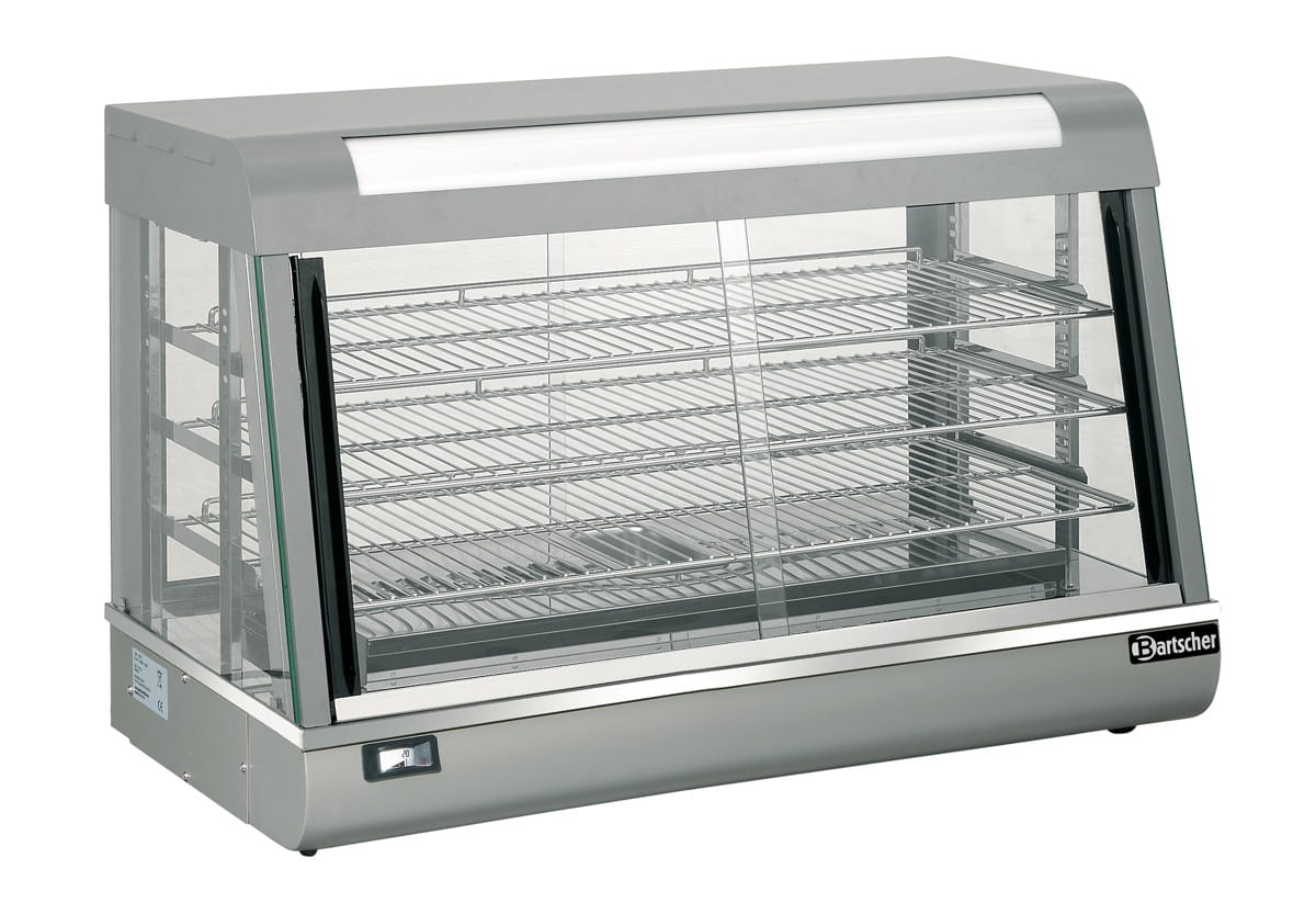 Witryna grzewcza z nawilżaniem 152L, 3 półki, Bartscher