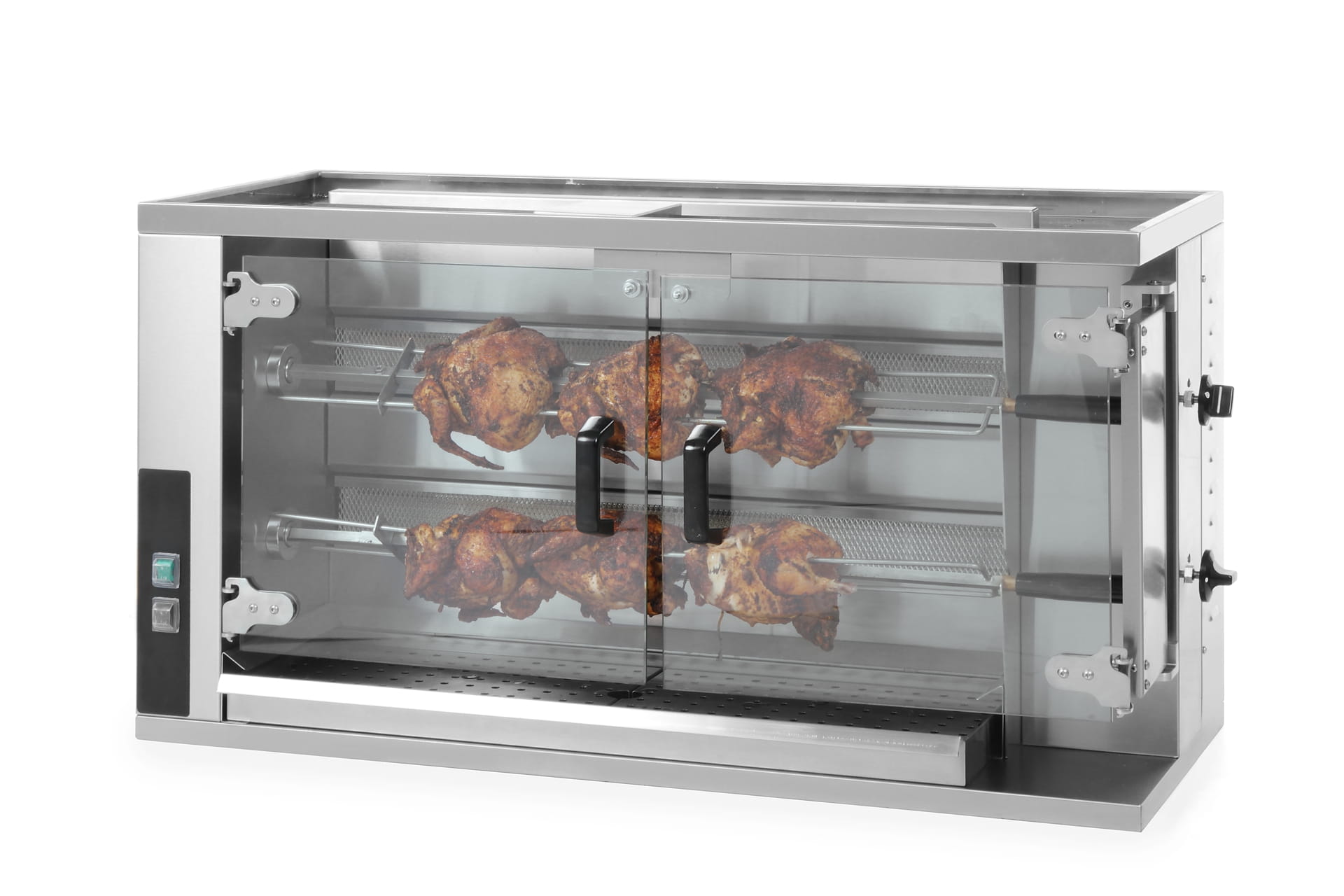 Gazowy rożen do kurczaków na 8-10 szt. Hendi