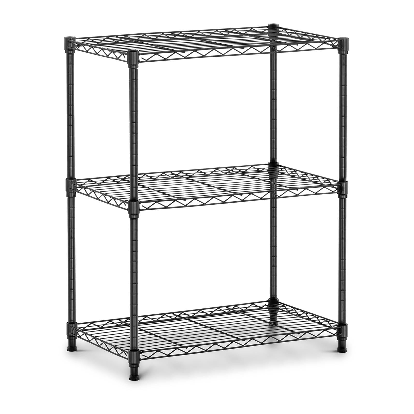 Regał ażurowy 60 x 35 x 76 cm z 3 półkami, nośność 120kg